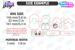 Wooden Sport Gnomes Laser Cut Bundle,Decorative Wooden Gnome Product Image 2