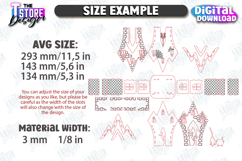 3D Halloween Lantern Haunted Houses Laser Cut Bundle Product Image 4