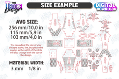 3D Halloween Lantern Haunted Houses Laser Cut Bundle Product Image 13