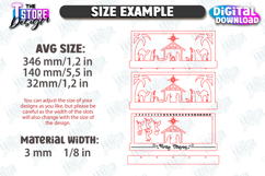 Christmas Countdown Laser Cut Bundle, Wooden Advent Calendar Product Image 2