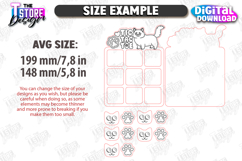 Tic Tac Toe Pets Laser Cut Bundle, Wooden Kids Board Game Product Image 2