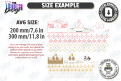 Christmas Advent Calendar Laser Cut Bundle|Xmas Countdown Product Image 7