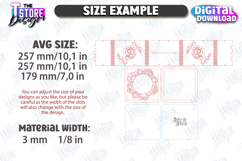 Wedding Card Box Laser Cut Bundle, Wooden Floral Drop Box Product Image 4