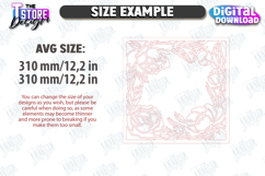 Wedding Decor Bundle Laser Cut, Invitations SVG, Photo Frame Product Image 3