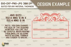 House Number Plaque Laser Cut. House Sign SVG Design Product Image 2