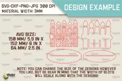 Happy Birthday Decor Laser Cut. Happy Birthday Sign SVG Product Image 2