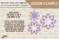 Wooden Lapel Pin Laser Cut. Wooden Flower Lapel Pin SVG Product Image 2