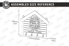 Wall Key Holder Laser Cut Bundle | Housewarming | Key Hanger Product Image 12