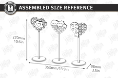 Love Table Stand Laser Cut Kit | Valentines Table Decor SVG Product Image 2