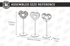 Love Table Stands Laser Cut Bundle | Valentines Table Decor Product Image 2