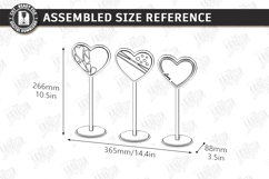 Love Table Stand Laser Cut Kit | Valentines Table Decor SVG Product Image 2