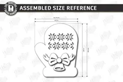 Christmas Felt Cutlery Holders | Decorative Mitten | Holiday Product Image 2