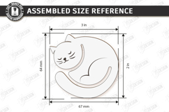 Cute Sleeping Animals Corner Bookmarks Laser Cut Bundle |CNC Product Image 18
