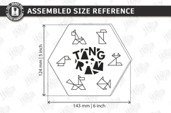 Geometric Tangram Puzzles Laser Cut Bundle | Montessori Toys Product Image 8
