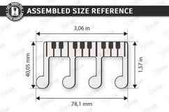 Music Page Clips Laser Cut Bundle | Music Note Page Holders Product Image 23