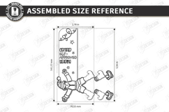 Funny Bookmark Laser Cut | Page Marker | Engraved | Elf SVG Product Image 2