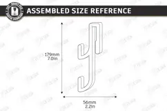 Shower Glass Hook SVG Acrylic Over Door Towel Holder Laser Product Image 3