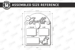 Baby Monthly Milestone Laser cut - Newborn Announcement Sign Product Image 3