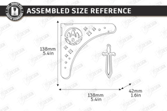 Decorative Bookshelf Corner Brackets Laser Cut Bundle | CNC Product Image 13