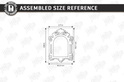 Fridge Magnet Frame Laser Cut Bundle | Magnetic Photo Frame Product Image 13