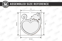 Car Photo Hanger Laser Cut | Car Mirror Ornament | Gift Idea Product Image 2
