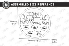 Family Name Signs Laser Cut Bundle | Mother's Day Gift Idea Product Image 13