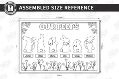 Family Easter Signs Laser Cut Bundle | Welcome Signs SVG Product Image 9