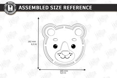 Kids Wooden Yarn Hair Craft Laser Cut | Kids Laser | Lion Product Image 2