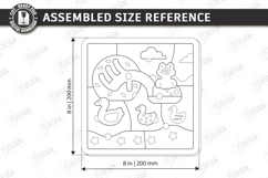 Kids Puzzle Game Laser Cut | Kids Laser | Montessori Toys Product Image 2