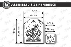 Tea Bag Bookmark Laser Cut | Reading Accessories | Glowforge Product Image 2