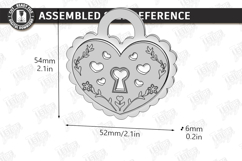 Valentine's Day Tiered Tray Laser Cut | Romantic Sign SVG Product Image 4