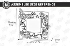 Mother's Day Photo Frame Laser Cut | Floral Picture Frames Product Image 3