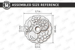Drink Lid Toppers Laser Cut Bundle | Acrylic Tumbler Tag SVG Product Image 15