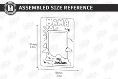 Mother's Day Personalized Photo Frames Laser Cut Bundle SVG Product Image 18