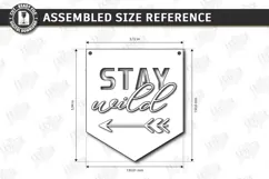 Nursery Wall Banner Laser Cut | Kids Room Sign | Wall Art Product Image 2