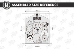 Cute Dogs Wooden Puzzle for Kids Laser Cut | Montessori Toy Product Image 2