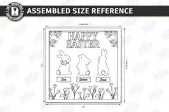 Family Easter Sign Laser Cut Kit | Welcome Sign | Home Decor Product Image 5
