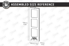 Photo Strip Frame Laser Cut | Keepsakes | Family Memory SVG Product Image 2