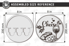 Cheese Board Laser Cut| Serving Tray | Serving Board Laser Product Image 2
