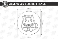 Cat Coaster Laser Cut Bundle | Funny Kitten Drink Coasters Product Image 15
