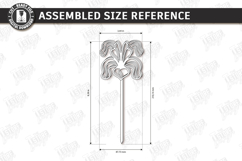 Decorative Plant Stakes Laser Cut | Garden Marker Laser |CNC Product Image 2