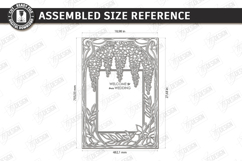 Stained Glass Wedding Welcome Sign Laser Cut Bundle | Floral Product Image 14