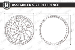 Crochet Basket Lid Laser Cut | Round Basket Bottoms | CNC Product Image 2