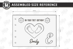 Baby Photo Album Laser Cut | Memory Books SVG | Kids Laser Product Image 2