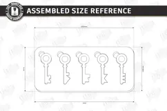 Wooden Key and Lock Puzzle Laser Cut | Montessori Toy | CNC Product Image 2