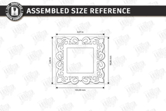 Fridge Magnet Frame Laser Cut Bundle | Magnetic Photo Frame Product Image 14