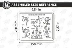Kids Puzzle Laser Cut | Kids Laser | Adventure Kingdom SVG Product Image 2