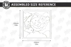Kids Multilayer Photo Frame Laser Cut | 3D Kids Laser | CNC Product Image 2