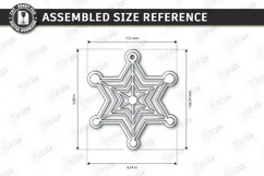 Acrylic Christmas Ornament Laser Cut | Christmas Tree Décor Product Image 2