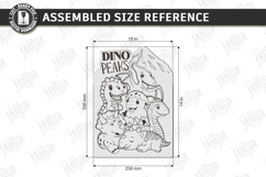 Cute Dino Wooden Puzzle for Kids Laser Cut | Montessori Toy Product Image 2